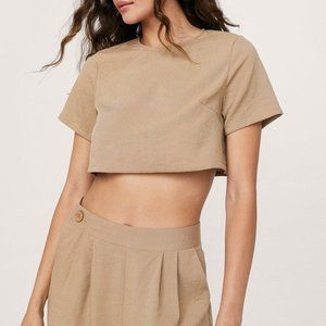Short Sleeve Crop Top